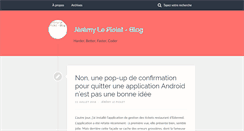 Desktop Screenshot of lepiolet.fr